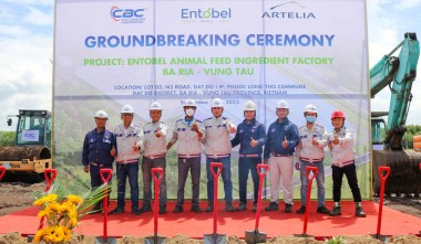 GROUNDBREAKING CEREMONY OF ENTOBEL ANIMAL FEED INGREDIENT FACTORY BA RIA-VUNG TAU