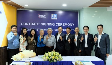 CONTRACT SIGNING CEREMONY I.P.ONE (VIETNAM) FACTORY PROJECT