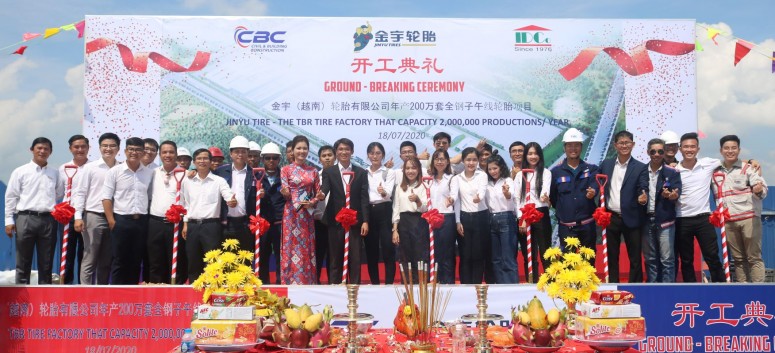Dự án “Nhà máy sản xuất lốp xe TBR 2.000.000 sp/năm” chính thức được triển khai giữa tháng 7 vừa qua